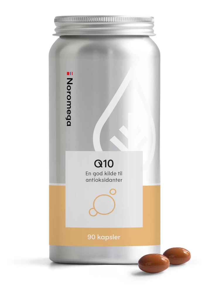 Noromega Q10, boks med to kapsler
